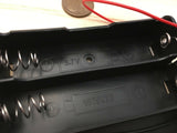 1 Piece -- three 3 slots 18650 Battery Clip Holder Box Case Wire Lead 3 3.7V C21
