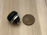 2 yellow Normally open ON/Off SPST Momentary Round Push 12mm Button Switch c10