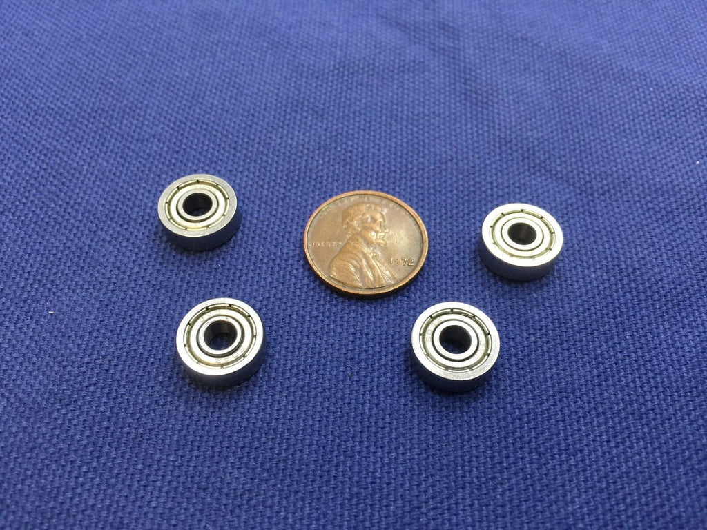 4x Miniature Rubber Sealed Metal Shielded 12 Metric Radial Ball Bearing 604ZZ A8