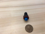 1 Piece Blue latching 10mm hole Self-locking Push Button Switch ON/OFF C31