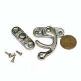 25 Set Large BXR Brand mini latch Silver Metal Hook screw Latches Clasp Lock c10