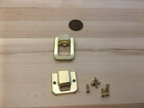 4 Pieces - Gold style hasp small box hardware lock latch latches catches C23