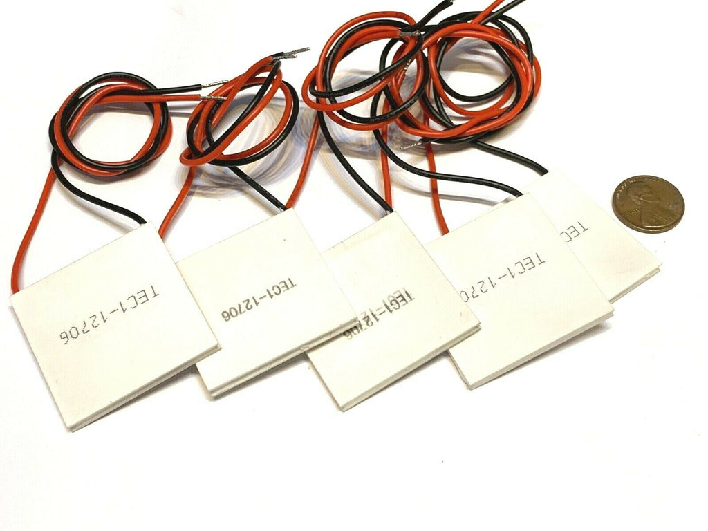 5 Pieces TEC1-12706 Heatsink Thermoelectric Cooler Cooling Peltier 12V 60W B5