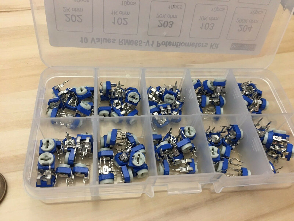 Set RM065 Trimming Potentiometer Variable Resistors Assorted Kit C21