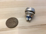 1 Piece Blue Metal N/O 12mm Round Momentary 12v Push Button Switch 250v C27