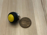 1 yellow Normally open ON/Off SPST Momentary Round Push 12mm Button Switch c10