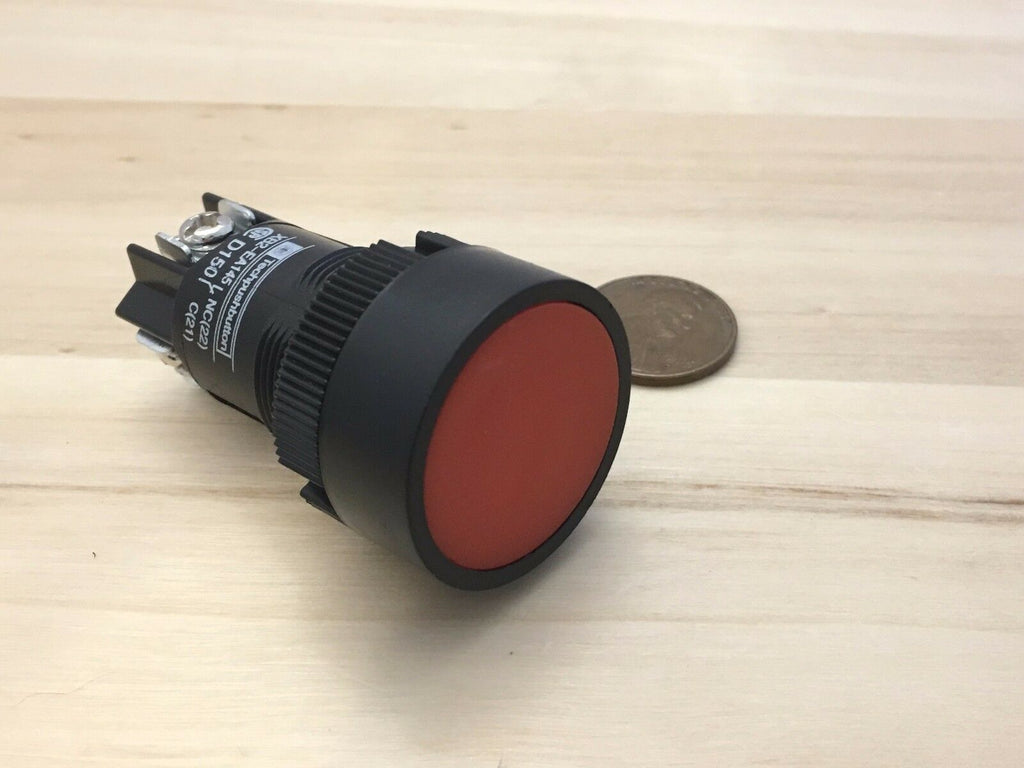1 Piece RED Momentary PUSH BUTTON SWITCH normally open closed 22mm on off A11