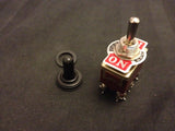 3x waterproof DPDT Momentary-Off-Momentary ON/OFF/ON Toggle Switches 15A 1/2"