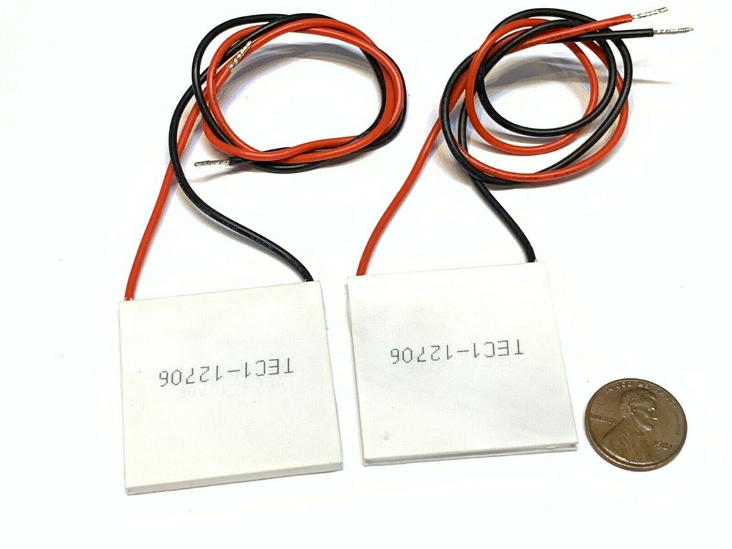 2 Pieces TEC1-12706 Heatsink Thermoelectric Cooler Cooling Peltier 12V 60W B5