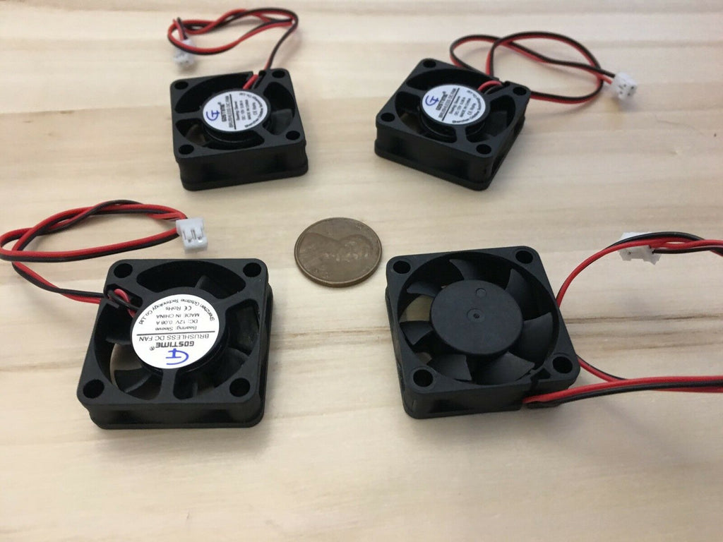 4 pieces DC 12V Brushless Cooling Exhaust Fan 30mm 30x30x10 pin 3010 Gdstime C12