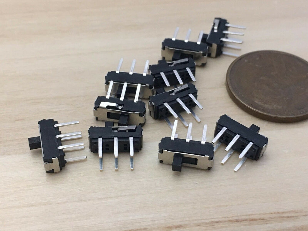 10 Piece Vertical 6 Pin Slide switch SLIDE SWITCHES PCB Tactile PCB c34
