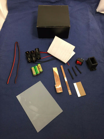 Black Box  Battery  Smart Film starter Kit 4" X 3"   film switchable glass pdlc