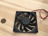2 Pieces 8010s Gdstime 12V 2pin 80x80x10mm DC Cooling Fan large brushless C6