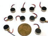 10 Pieces - Vibration 8mm Motor DC 3V Wired Coin Cell Phone vibrating A15