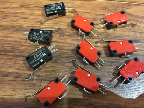 10 Pieces   Micro Limit Switch with Lever 15A 125/250VAC c16