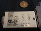 OMRON Timer H3Y-2 DC 12V 10m 10min 0-10min base socket New Minute b8