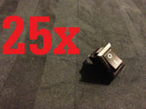 25x Snap-in On/Off Rocker Switch 2 3a Pin 12V 110V 250V  b22