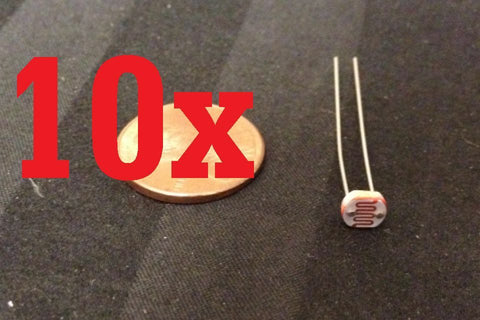10x Photo Light Sensitive Resistor Photoresistor photocell 5mm GL5528