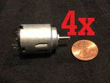 4x Motor dc 6v Gear brush brushed small 4pcs  140 KD086  B6