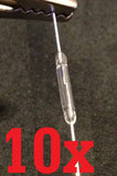 10pcs 10x Reed Switch Glass N/O Low Voltage Current 2x14mm  A