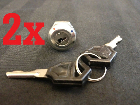 2x 2pcs Key Switch OFF-ON Lock metal toggle lock security KS-01 electronic a2
