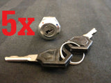 5x 5pcs Key Switch OFF-ON Lock metal toggle lock security KS-01 electronic a2