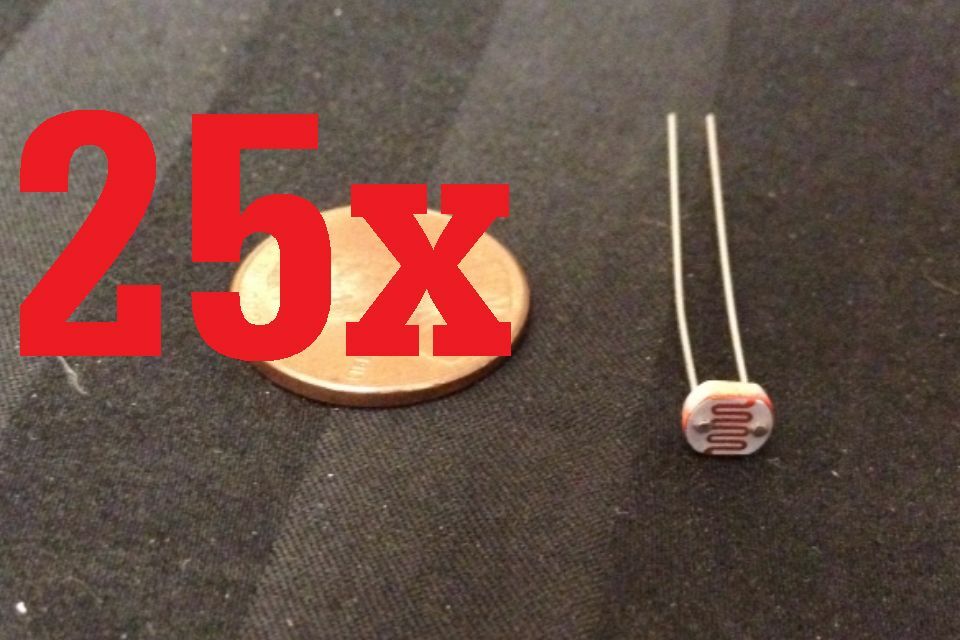 25x Photo Light Sensitive Resistor Photoresistor photocell cell 5mm GL5528 DIY