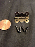 10x  Butt Hinge Bronze small mini doll house Antique M00812 Carved wood box b24
