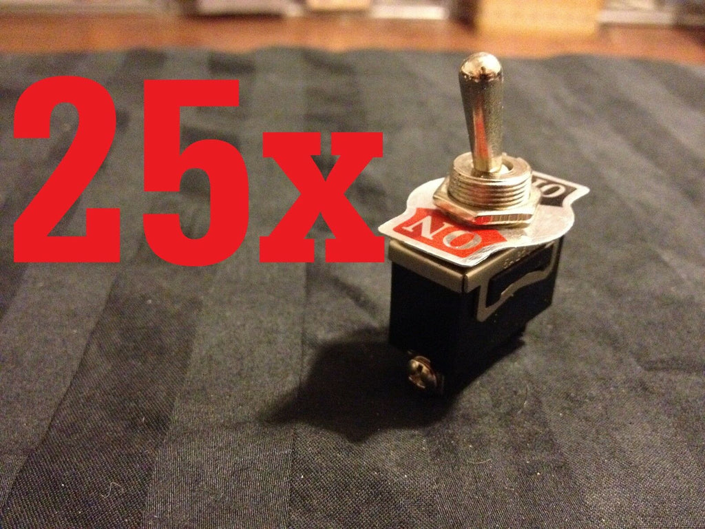 25x  20A SPST ON/OFF Toggle Switches 1/2 Mount  b23