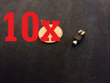 10x Voltage 3V Vibration Micro Motor Toy Cell Phone 4mm x 8mm a1