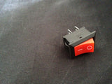 1x COVER Snap-in On/Off Rocker Switch 2 Pin 3A waterproof 6A @ 125VAC 12v  b15