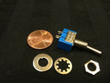 100x ON-OFF Toggle Switch SPST MTS-101 6mm 1/4 sub miniature on off 100pcs  b12