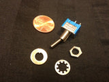 2x ON-OFF Toggle Switch SPST MTS-101 6mm 1/4 sub miniature on off 2pcs  b12
