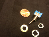 2x ON-OFF Toggle Switch SPST MTS-101 6mm 1/4 sub miniature on off 2pcs  b12